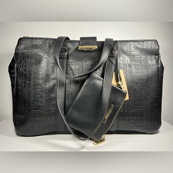 Steve Madden Bags Nwt Steve Madden Weekender Travel Bag Large Black